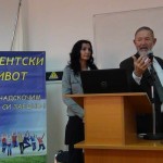 Лекция на професор Кархарт в зала 11 на ВВМУ"Н.Й.Вапцаров" Варна