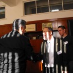 Среща на професор Кархарт с Началника на ВВМУ"Н.Й.Вапцаров" Варна капитан I ранг професор д.в.н. инж. Медникаров