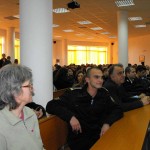 Лекция на професор Кархарт в зала 11 на ВВМУ"Н.Й.Вапцаров" Варна