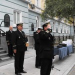 Награждаване на кап. 1 р. доц. д-р Цветков от Министъра на отбраната